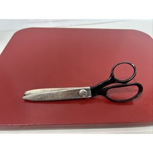 Vintage WISS Model CB7 Newark NJ USA 7.5 " Pinking Shears - Black Handle #2‎